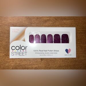 NEW Color Street Nails - Bordeaux Glitz